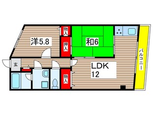 セレコ－ト箕面の物件間取画像